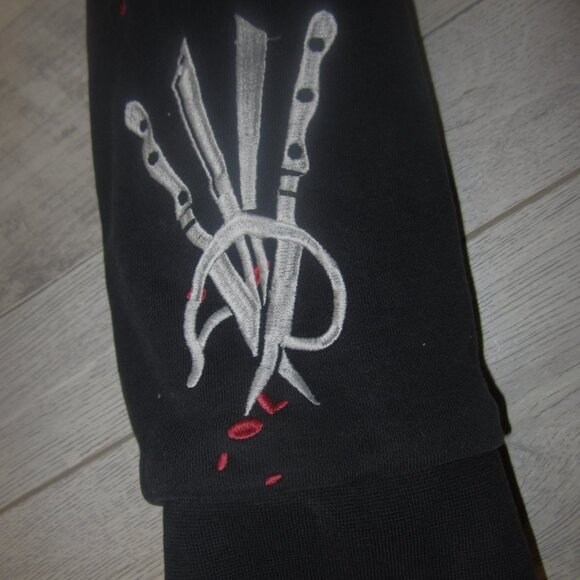 Artful Dodgers "Robbers of the Grave" Embroidered Vintage Zip Up Hoodie - Picture 6 of 10